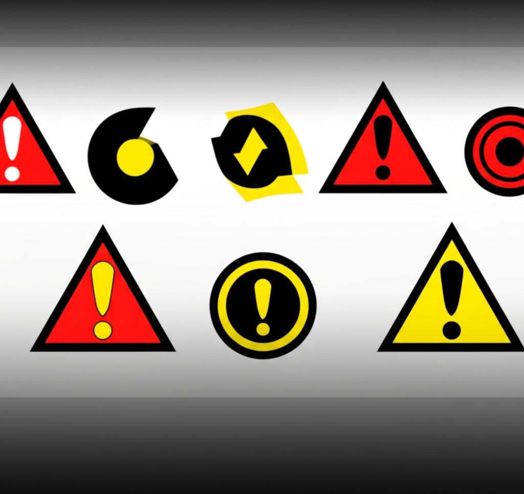 Abstract risks background